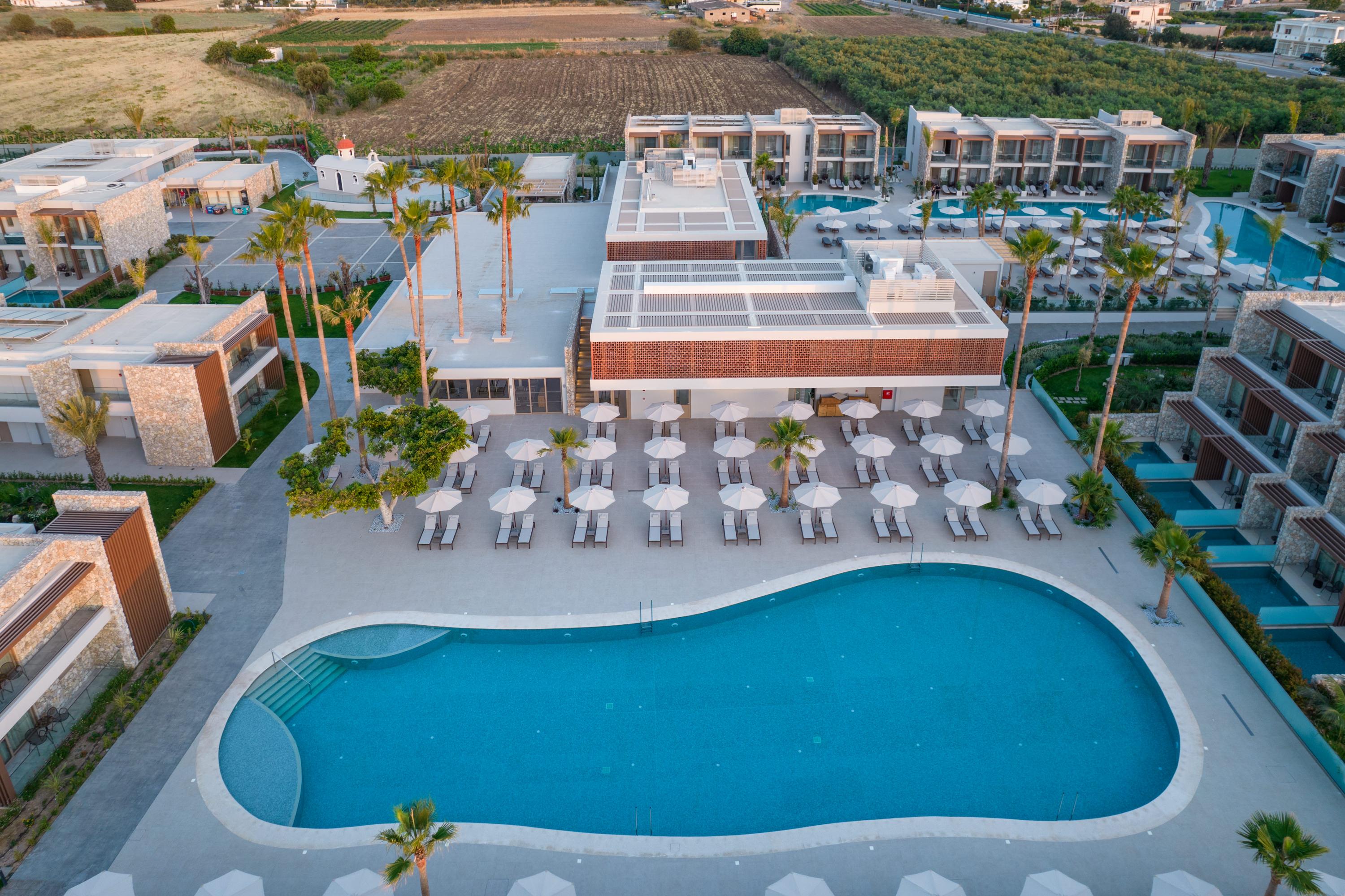 Utopia Blu Hotel Tigkaki  Luaran gambar