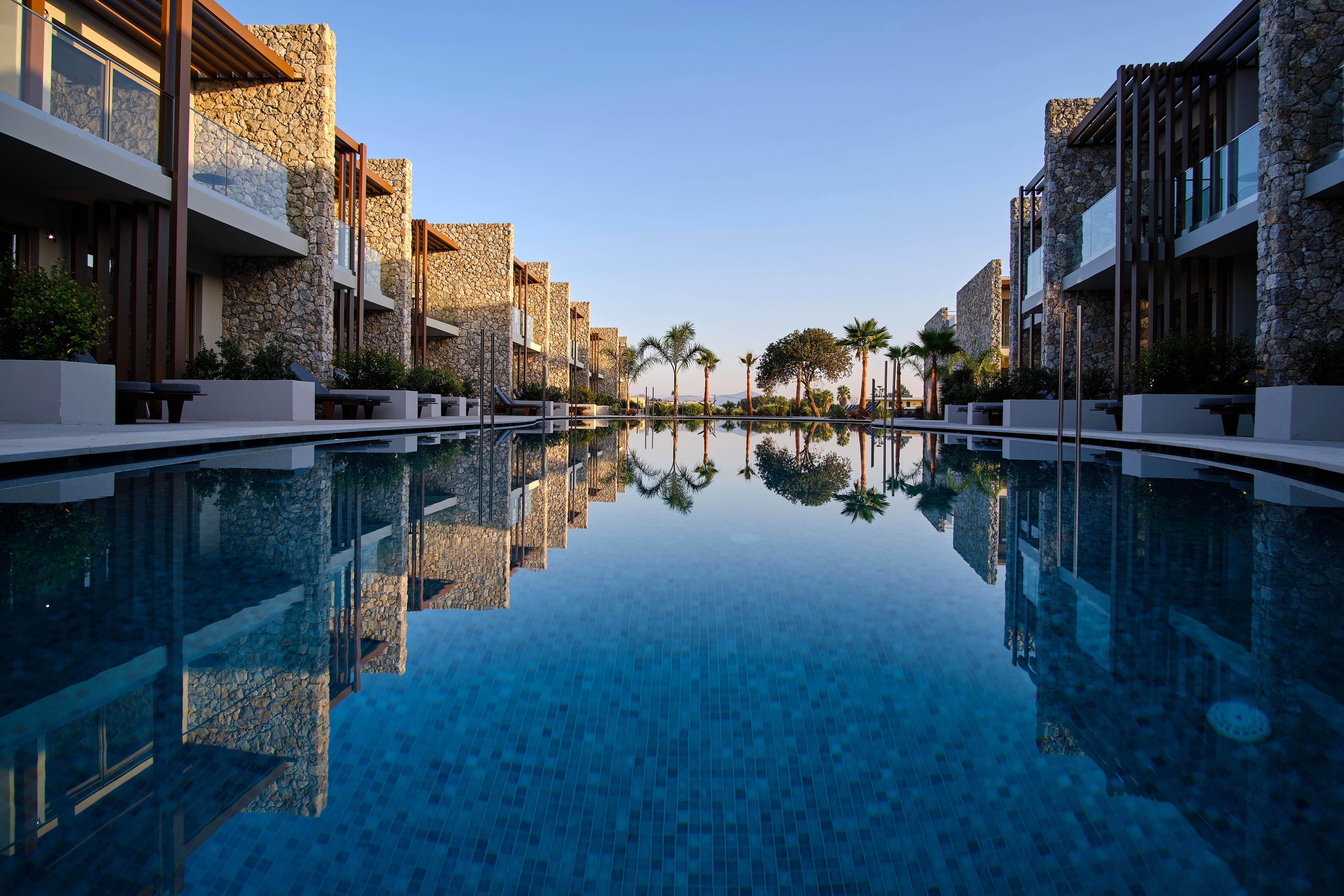 Utopia Blu Hotel Tigkaki  Luaran gambar