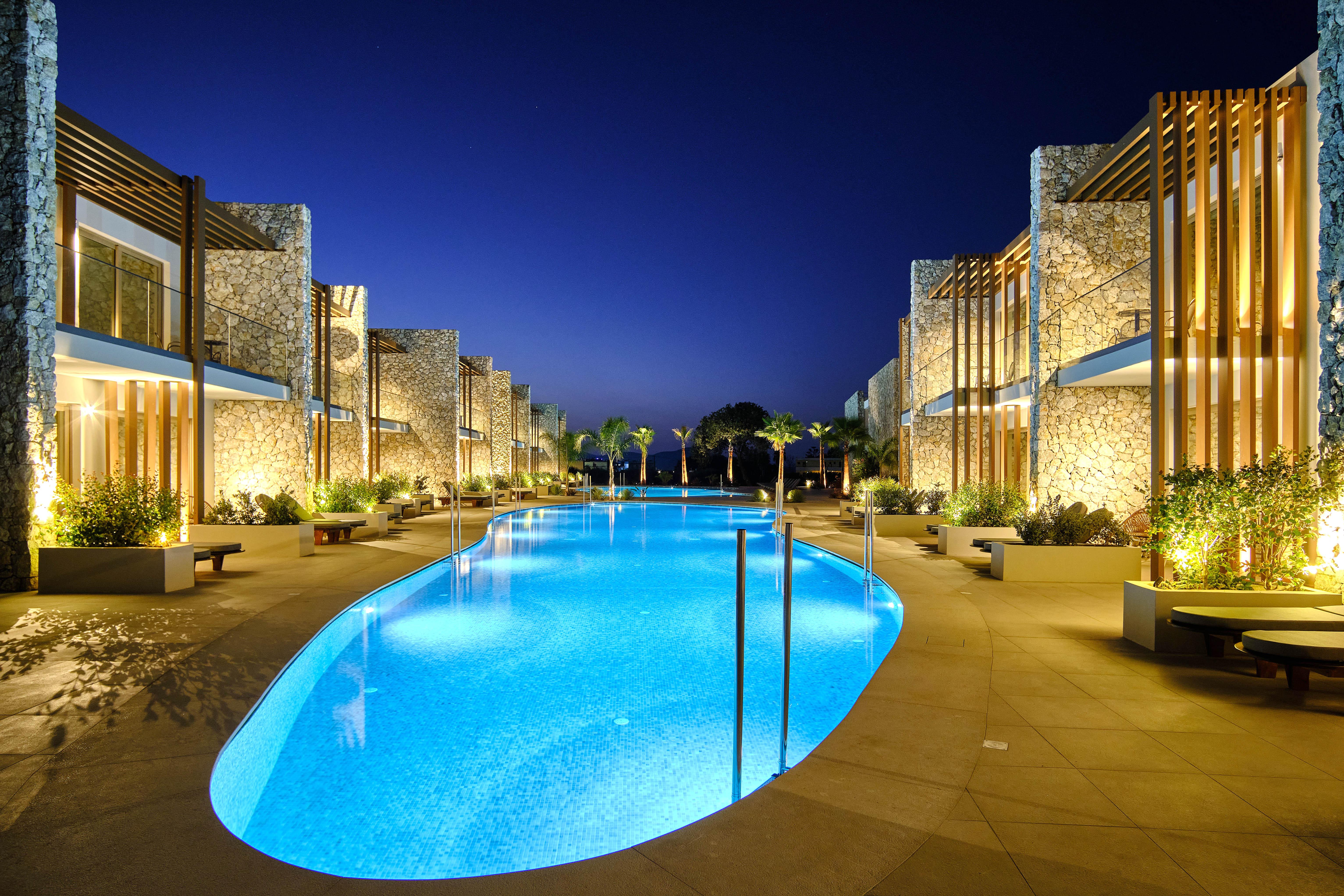 Utopia Blu Hotel Tigkaki  Luaran gambar