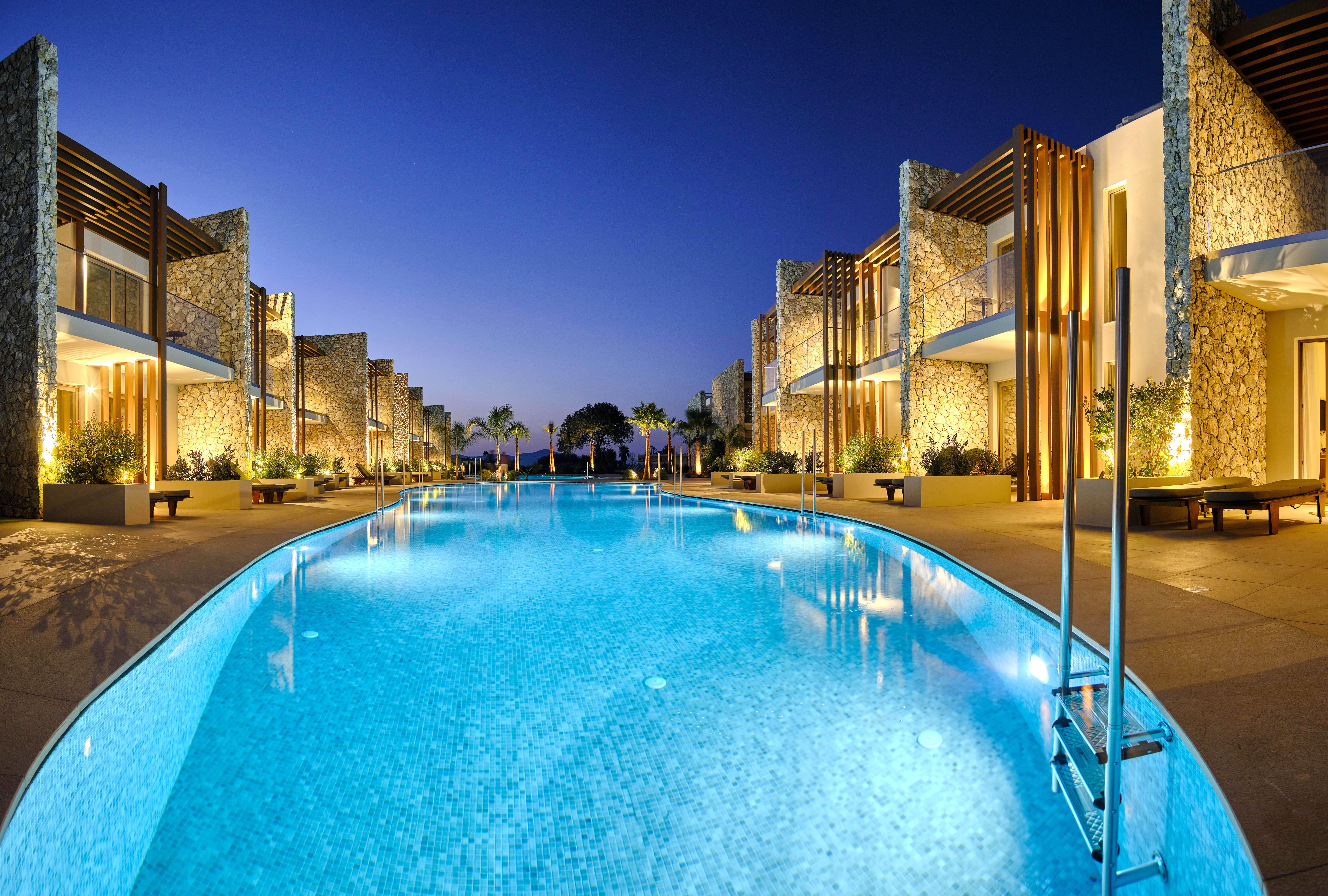 Utopia Blu Hotel Tigkaki  Luaran gambar