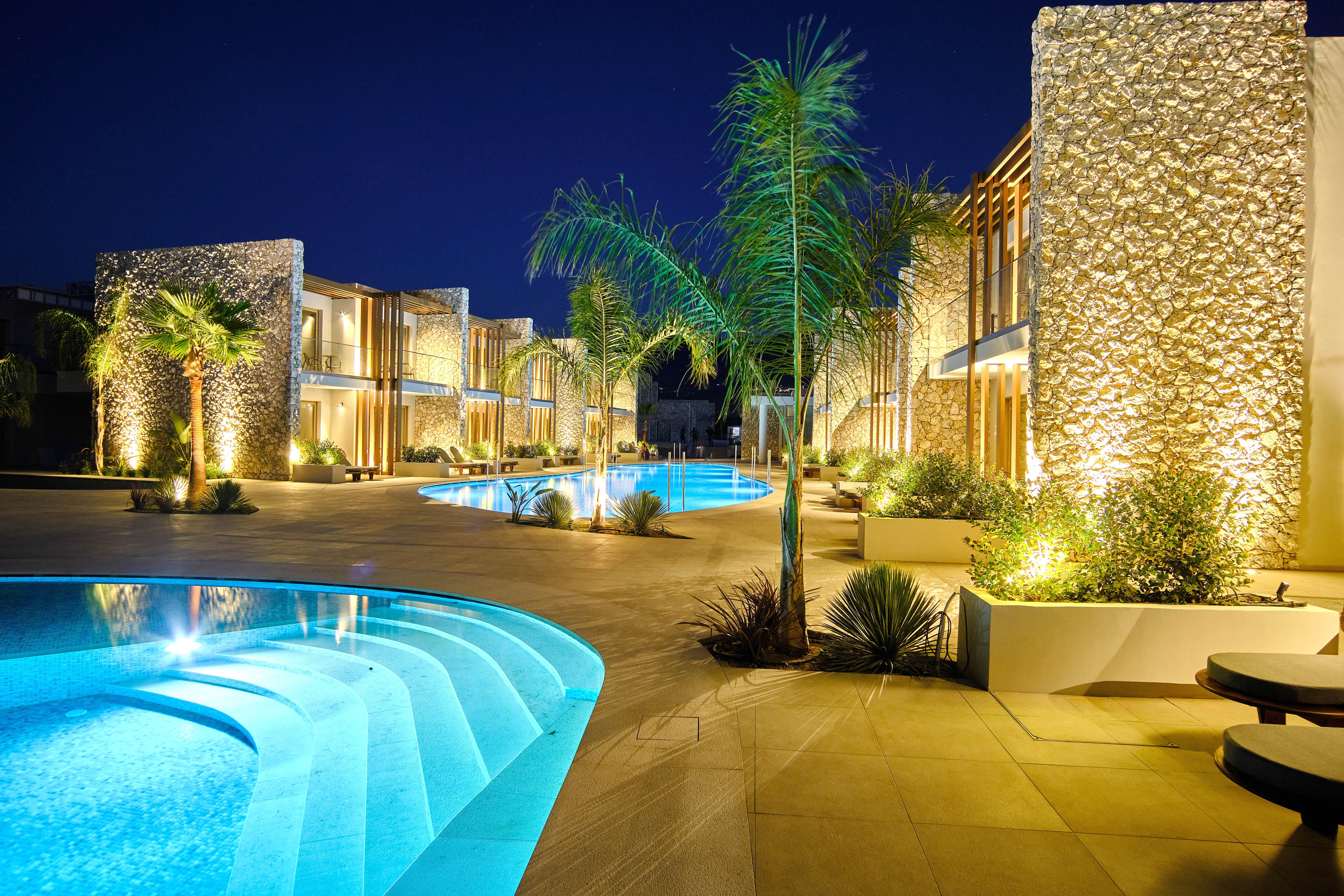 Utopia Blu Hotel Tigkaki  Luaran gambar